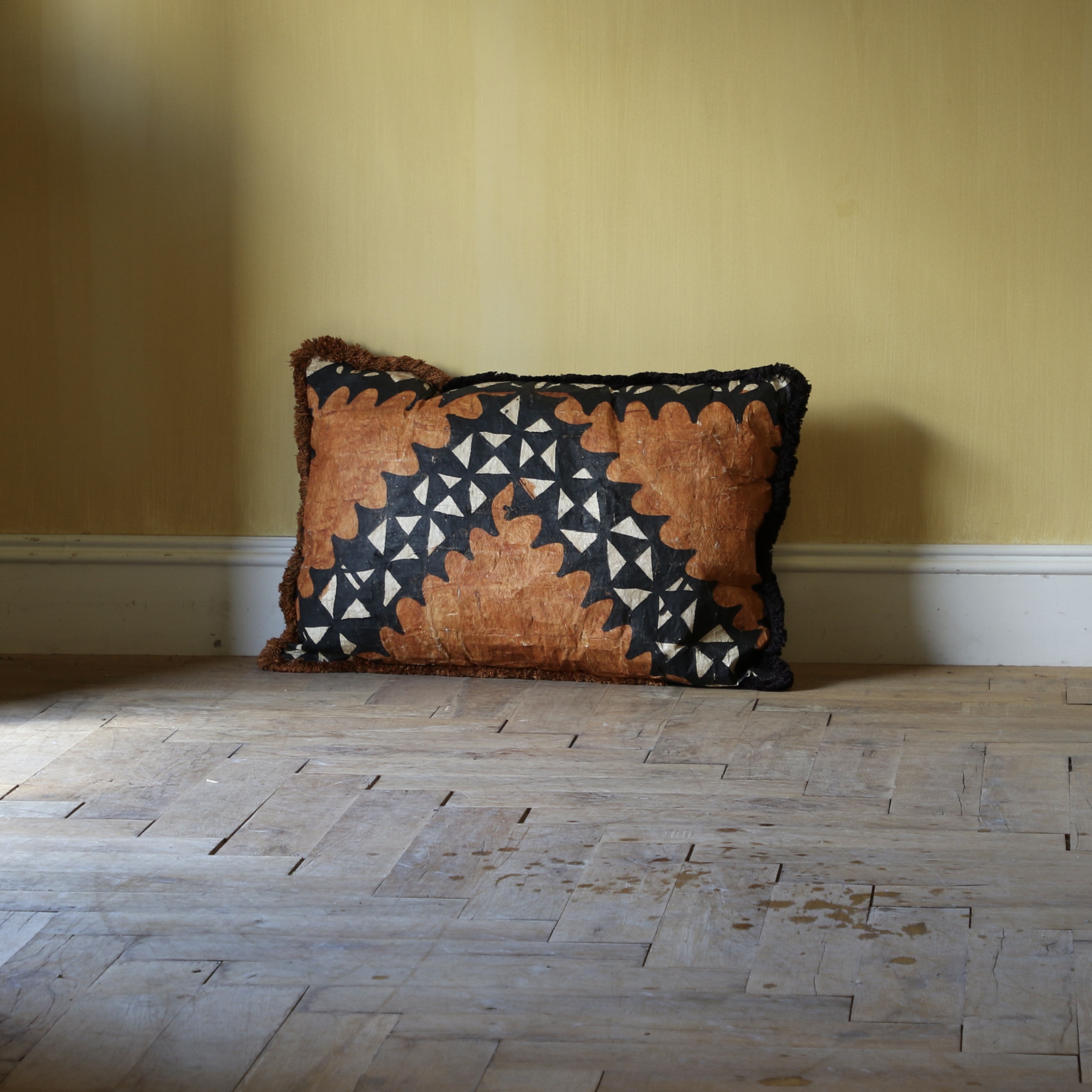 155-48 - Tapa Cloth Cushion